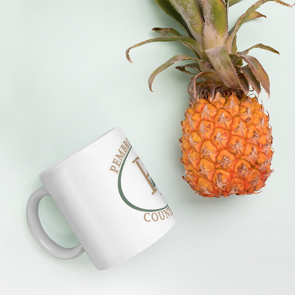 Pembroke Pines White glossy mug